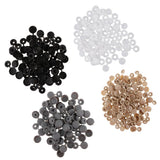 Maxbell Screw Cover Cap Hole Plug Furniture Hinge Hole Cap  50PCS Black