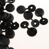 Maxbell Screw Cover Cap Hole Plug Furniture Hinge Hole Cap  50PCS Black