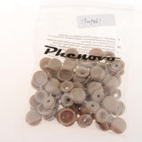 Maxbell Screw Cover Cap Hole Plug Furniture Hinge Hole Cap  50PCS Brown