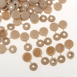 Maxbell Screw Cover Cap Hole Plug Furniture Hinge Hole Cap  50PCS Brown