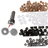 Maxbell Screw Cover Cap Hole Plug Furniture Hinge Hole Cap  100PCS Black