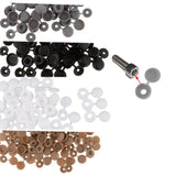 Maxbell Screw Cover Cap Hole Plug Furniture Hinge Hole Cap  100PCS Black