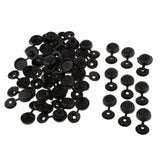 Maxbell Screw Cover Cap Hole Plug Furniture Hinge Hole Cap  100PCS Black