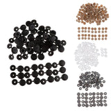 Maxbell Screw Cover Cap Hole Plug Furniture Hinge Hole Cap  100PCS Black