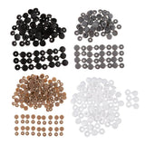 Maxbell Screw Cover Cap Hole Plug Furniture Hinge Hole Cap  100PCS Black