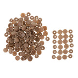 Maxbell Screw Cover Cap Hole Plug Furniture Hinge Hole Cap  100PCS Brown