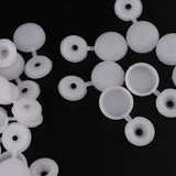 Maxbell Screw Cover Cap Hole Plug Furniture Hinge Hole Cap  100PCS White