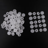 Maxbell Screw Cover Cap Hole Plug Furniture Hinge Hole Cap  100PCS White