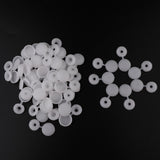 Maxbell Screw Cover Cap Hole Plug Furniture Hinge Hole Cap  100PCS White