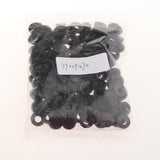 Maxbell Plastic Hinged Cover Screw Caps Fold Over To Fit Size 6g or 8g Gauge 100Pcs Black