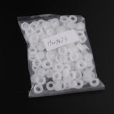 Maxbell Plastic Hinged Cover Screw Caps Fold Over To Fit Size 6g or 8g Gauge 100Pcs White