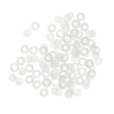 Maxbell Plastic Hinged Cover Screw Caps Fold Over To Fit Size 6g or 8g Gauge 100Pcs White