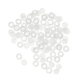 Maxbell Plastic Hinged Cover Screw Caps Fold Over To Fit Size 6g or 8g Gauge 100Pcs White