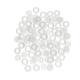 Maxbell Plastic Hinged Cover Screw Caps Fold Over To Fit Size 6g or 8g Gauge 100Pcs White