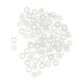 Maxbell Plastic Hinged Cover Screw Caps Fold Over To Fit Size 6g or 8g Gauge 100Pcs White