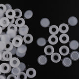 Maxbell Plastic Hinged Cover Screw Caps Fold Over To Fit Size 6g or 8g Gauge 100Pcs White
