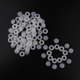 Maxbell Plastic Hinged Cover Screw Caps Fold Over To Fit Size 6g or 8g Gauge 100Pcs White