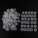 Maxbell Plastic Hinged Cover Screw Caps Fold Over To Fit Size 6g or 8g Gauge 100Pcs White