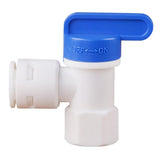 Maxbell Water Tank Ball Valve for RO Reverse Osmosis Filter System ID 1/4" to 3/8"