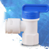 Maxbell Water Tank Ball Valve for RO Reverse Osmosis Filter System ID 1/4" to 3/8"