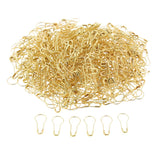 Maxbell 500Pcs Metal Gold Safety Pins/Gourd Pin/Bulb Pin for Clothing Crafting & DIY