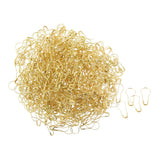 Maxbell 500Pcs Metal Gold Safety Pins/Gourd Pin/Bulb Pin for Clothing Crafting & DIY