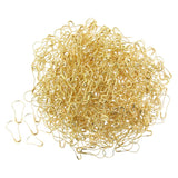 Maxbell 500Pcs Metal Gold Safety Pins/Gourd Pin/Bulb Pin for Clothing Crafting & DIY