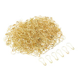 Maxbell 500Pcs Metal Gold Safety Pins/Gourd Pin/Bulb Pin for Clothing Crafting & DIY