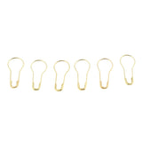 Maxbell 500Pcs Metal Gold Safety Pins/Gourd Pin/Bulb Pin for Clothing Crafting & DIY