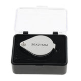 Max Maxb Mini Foldable 30 Times Magnifying Magnifier Glass Jeweler Eye Jewelry Loupe