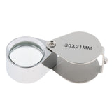 Max Maxb Mini Foldable 30 Times Magnifying Magnifier Glass Jeweler Eye Jewelry Loupe