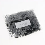 Max Maxb Glossy Metal Needle Safety Pins Nickle Plated 1000PCS 22mm Black