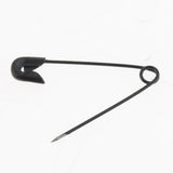 Max Maxb Glossy Metal Needle Safety Pins Nickle Plated 1000PCS 22mm Black