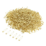 Max Maxb Glossy Metal Needle Safety Pins Nickle Plated 1000PCS 22mm Gold