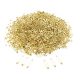 Max Maxb Glossy Metal Needle Safety Pins Nickle Plated 1000PCS 22mm Gold