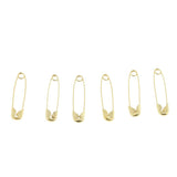 Max Maxb Glossy Metal Needle Safety Pins Nickle Plated 1000PCS 22mm Gold