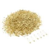 Max Maxb Glossy Metal Needle Safety Pins Nickle Plated 1000PCS 22mm Gold