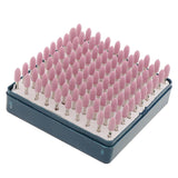 Max 100PCS Bullet Shaped Point Grinding Stones Set Abrasive Mandrel Tool 6mm