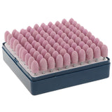 Maxbell 100PCS Bullet Shaped Point Grinding Stones Set Abrasive Mandrel Tool 10mm