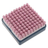 Maxbell 100PCS Bullet Shaped Point Grinding Stones Set Abrasive Mandrel Tool 10mm