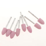 Maxbell 100PCS Bullet Shaped Point Grinding Stones Set Abrasive Mandrel Tool 10mm