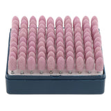 Maxbell 100PCS Bullet Shaped Point Grinding Stones Set Abrasive Mandrel Tool 10mm