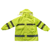 Maxbell Mens Waterproof Jacket Trousers Pants Reflective Rain Suit Coat Safety L