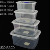 Max Transparent Refrigerator Vegetable Food Fruit Storage Box 1400ml Rectangle