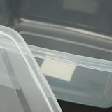 Max Transparent Refrigerator Vegetable Food Fruit Storage Box 1400ml Rectangle