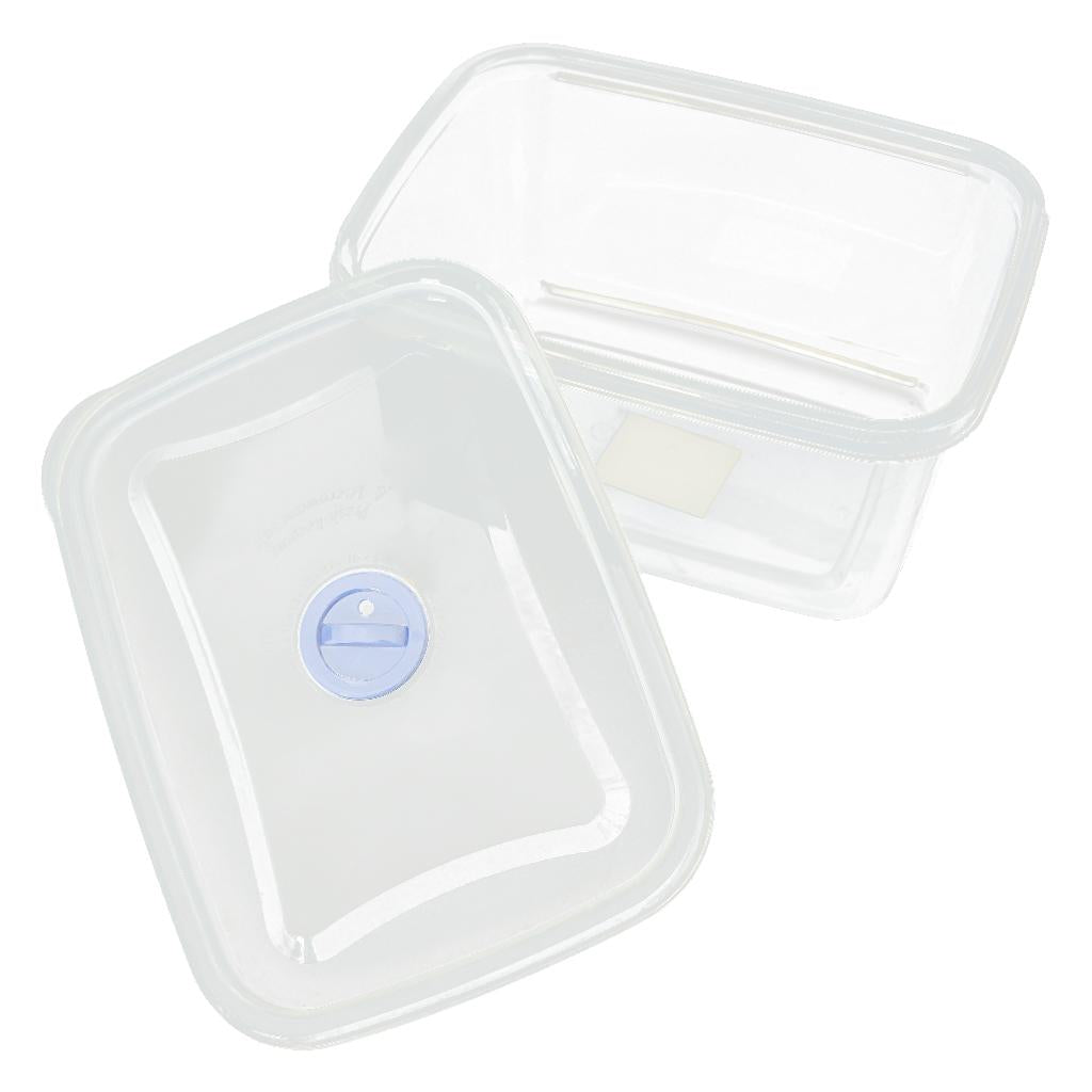 Max Transparent Refrigerator Vegetable Food Fruit Storage Box 700ml Rectangle