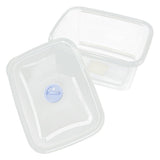 Max Transparent Refrigerator Vegetable Food Fruit Storage Box 700ml Rectangle