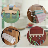 Max Stainless Steel Over The Door Hook Hanger Storage Rack for Home Organizer 1