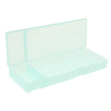 Max Plastic Pencil Case Pen Storage Box School Office Tabletop Supplies Blue L