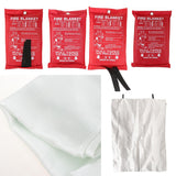 Maxbell Fire Blanket, Fiberglass Fire Flame Retardent Emergency Surival Fire Shelter 1.8x1.8m